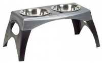 Bergan Elevated Feeder with Bowls