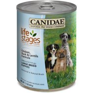 CANIDAE Life Stages Chicken, Duck & Lentils Formula Large Breed Puppy Canned Dog Food