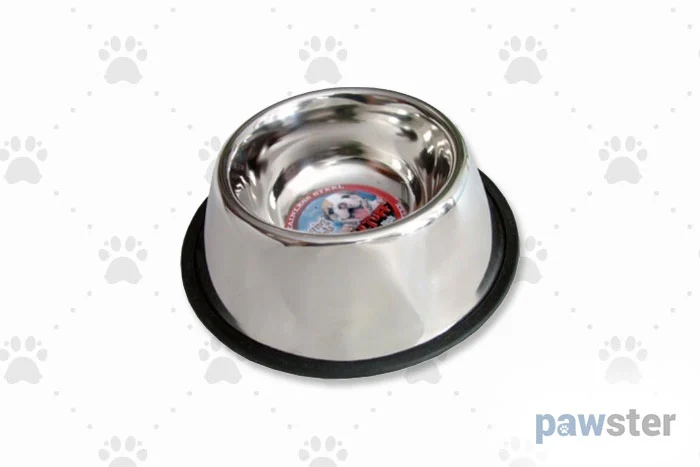 Loving Pets Stainless Steel No Tip Pet Bowl